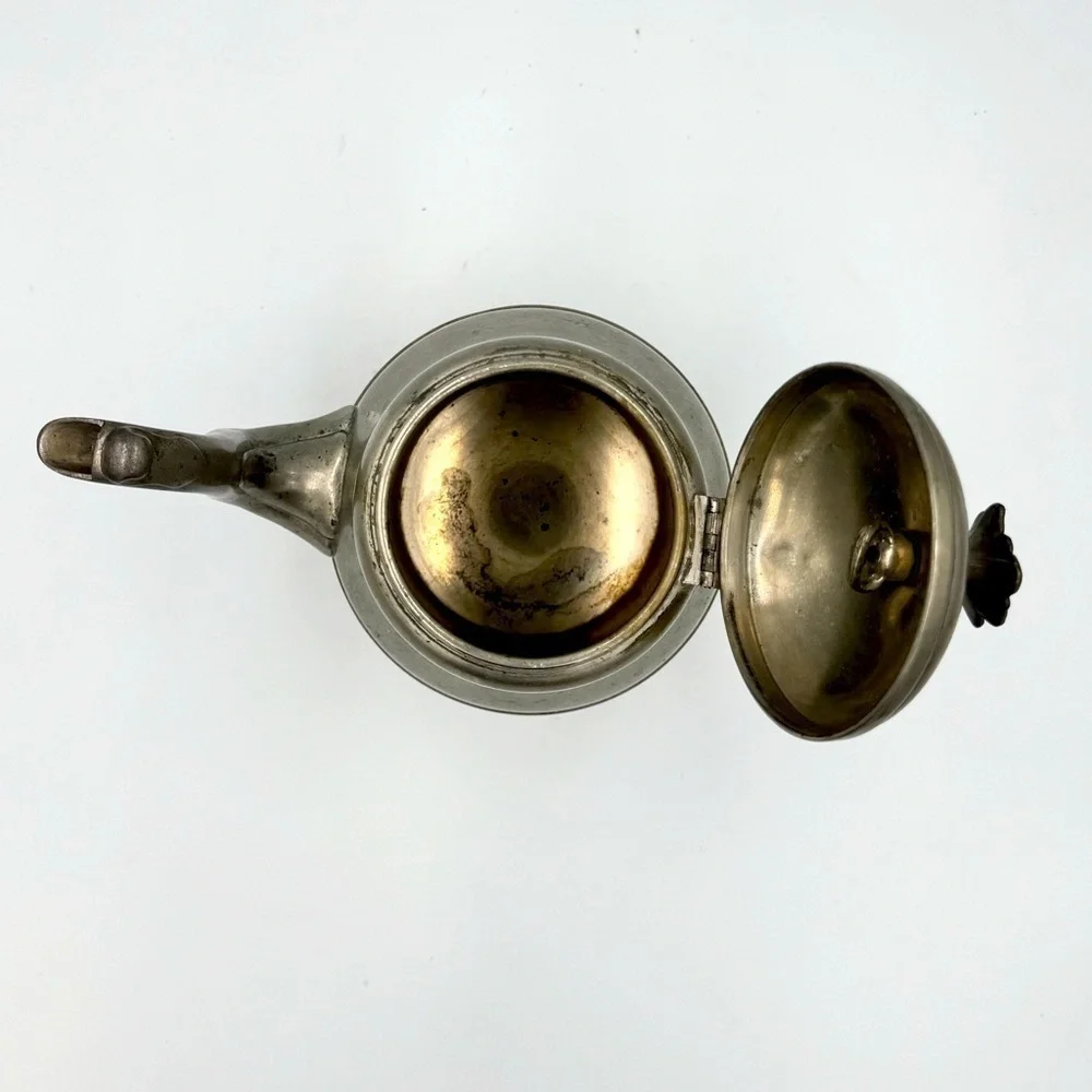 Antique Pewter Coffee Pot Flagg & Homan Cincinnati, Ohio